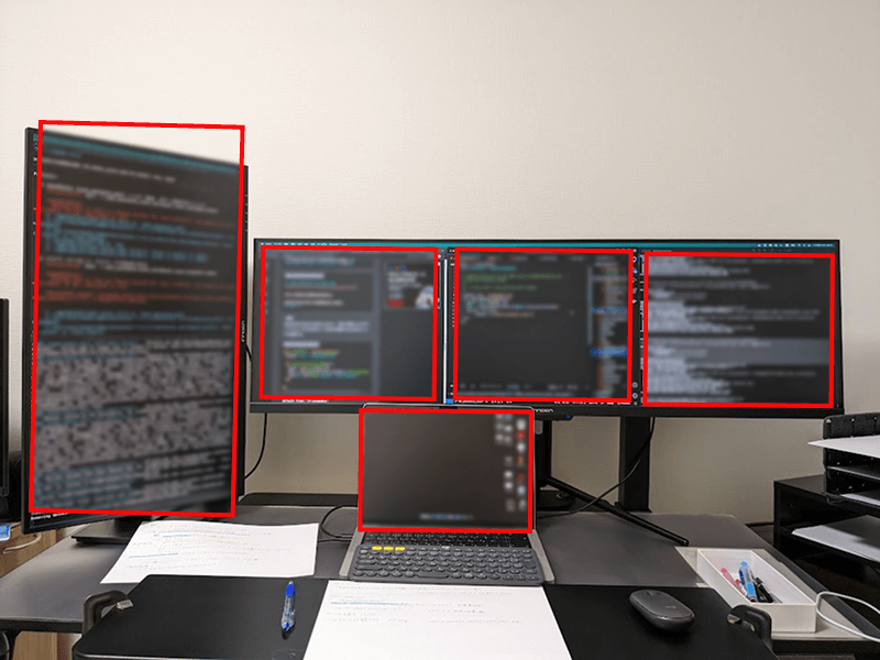 27inch(vertical) + 44inch Ultra Wide Monitor
